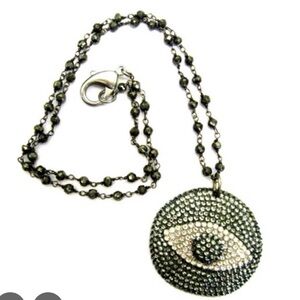 Roni Blanshay Eye Pendant Necklace